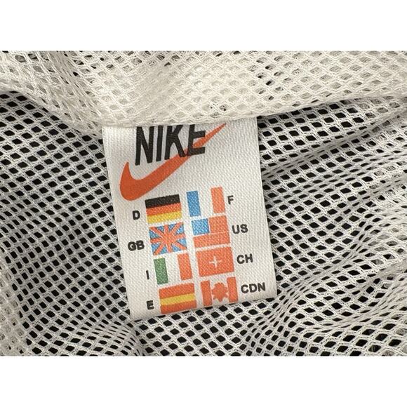 Nike Women’s Windbreaker Jacket White/Black Colorblock Size XL Windrunner - Picture 6 of 7